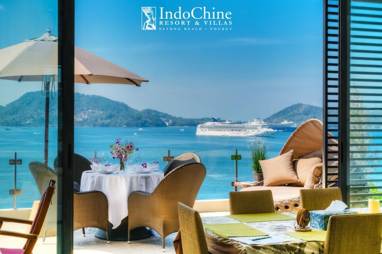 إندوتشين ريزورت آند فيلاز Patong المظهر الخارجي الصورة View from the beach